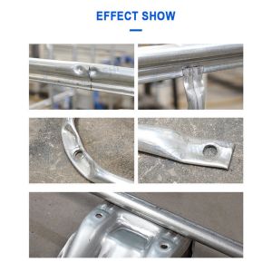 IBC Cage Frame Hole Making Machine IBC Tote Automatic Welded Wire Mesh Machine