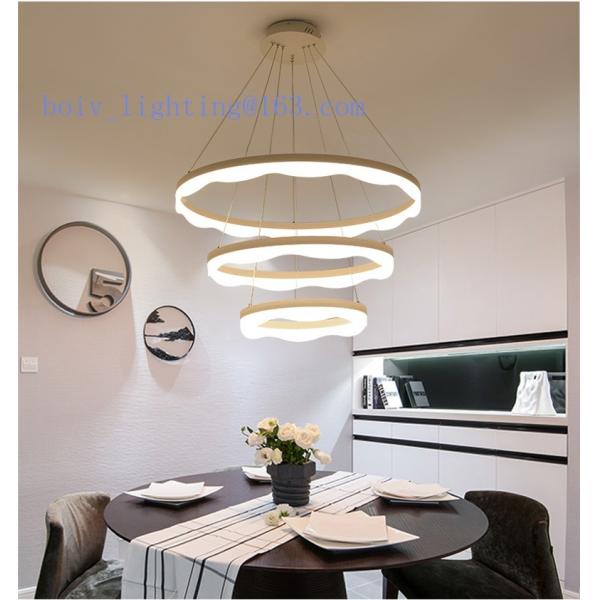 Quality LED Pendant  Lightings Flower Shape Round Acrylic Aluminium 110w for sale