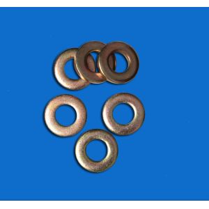 Buy cheap Bright Surface Chrome Flat Washers / Heavy Steel Washers Ring Shape product