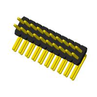 Buy cheap Double Row 1.27 Mm Pin Header Connector Right Angle Type 20 Pin Header 2x10 product