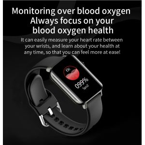 Buy cheap KKJ NY15 Smart Watch IP68 Waterproof Blood Oxygen Heart rate Detection Fitness Reloj inteligente Smartwatch Xiaomi from wholesalers