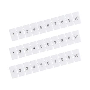 ZB6 UK2.5B UK5N Din Rail Terminal Blocks Maker Strips with Number Printed