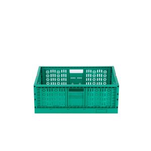 Collapsible Mesh Crate for Vegetable Storage in Kitchen Plastic Material and
