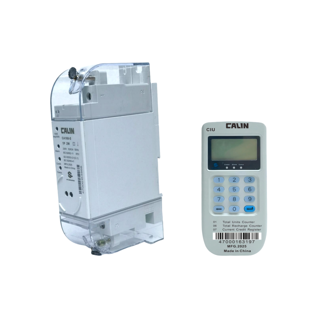 Split Type STS Single Phase Electric Meter , Plc G3 Rf Din Rail Power Meter