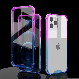TPU Acrylic Protective Hybrid Shockproof Hard Case Scratch Resistant Gradient