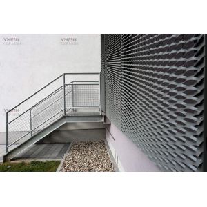 Akzonobel PVDF Aluminum Expanded Metal Sheet for Wall Cladding