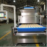 China Hot Sales  Automatic New Tray Type Cookies Mechanical/ PLC Cutter And Deposit Cookies Machine Price for sale