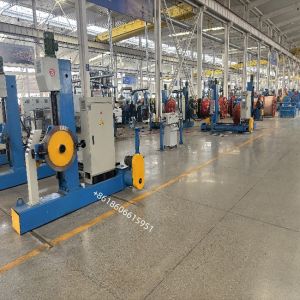 Portal Type Wire Pay Off And Take Up Machine Gantry Pay Off Machine To Roll Up