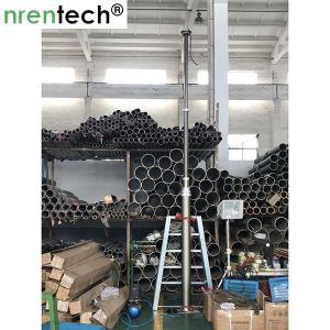 Buy cheap 9m pneumatic telescopic mast for mobile CCTV vehicle telescoping mast antenna mast telecommunication tower mast from wholesalers