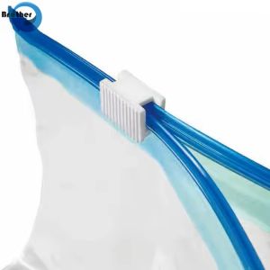 Custom Printed Resealable Plastic Zipper (Freezer) Bags, Waterproof, Clear, Food