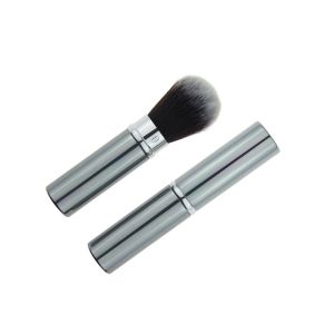 Custom Beautiful Retractable Makeup Foundation Brushes Professional , Synthetic