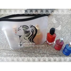 Matte Frosted Slider Zipper Bag Packing Storage Pouches Resealable clothing /