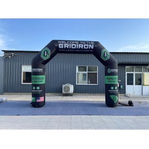 Buy cheap custom outdoor inflatable entrance start finish line arch for advertising event arch with led from wholesalers