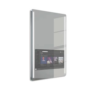 Energy Saving Illuminated Smart Mirror , Touch Screen Wall Mirror With LCD