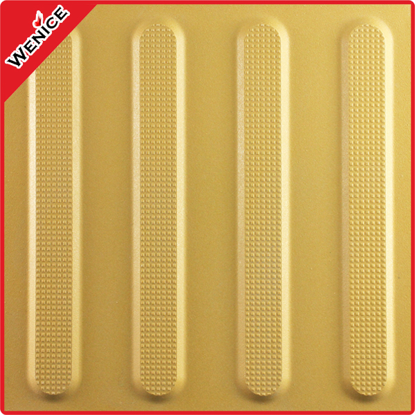 Quality Indicator blind yellow guide tiles Ceramic Tactile for sale