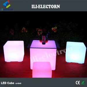 Buy cheap Solid LED Glow Cubes / Glowing Cube Stools Side Table / Illuminated Glow Accent Piece from wholesalers