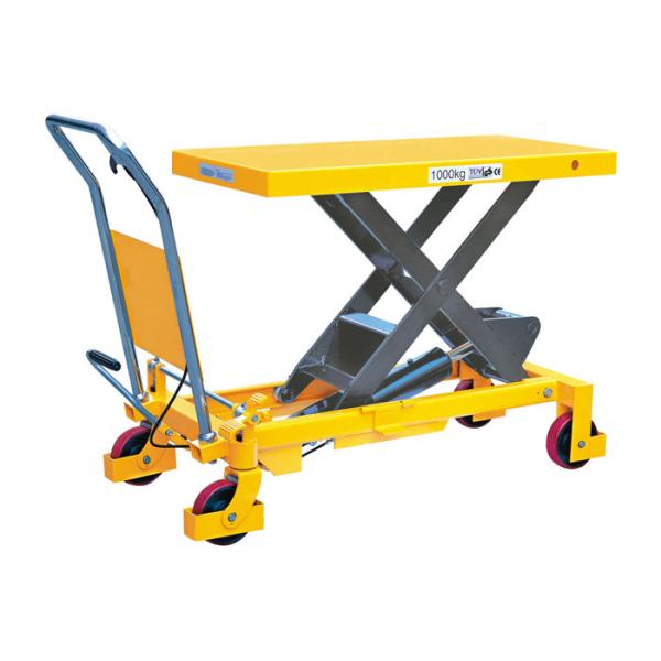 Buy cheap 1 Ton Hydraulic Hand Lift Table With Large Table Size Smooth Lifting from wholesalers