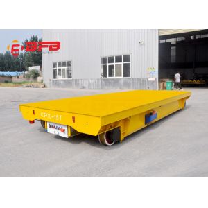 Buy cheap Precast Rails 40T Steel Pallet Material Transfer Carts Battery Powered from wholesalers
