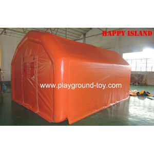 Buy cheap Orange Waterproof Kids Inflatable Bouncer Air Tent With Oxford Cloth And PVC Coating For Ourdoor RQL-00102 from wholesalers