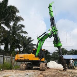 SANY Dia1200mm 7ton Drill Rig Attachment For Excavator