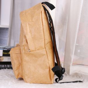 Buy cheap Dupont Washable Paper Backpacks Waterproof Kraft Paper Backpacks With Custom Logo Print from wholesalers