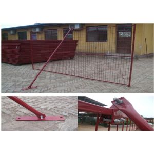 Buy cheap Powder coating temporary construction fence panels Height 8’/2430mm*9.5’/2900mm width tubing 1.2