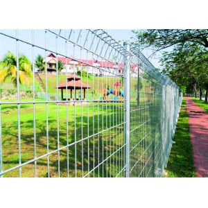 PVC coated or galvanized BRC welded mesh fence/ Roll Top fence panel
