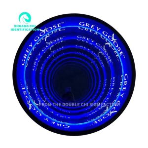 Buy cheap Wall Screw Fix Customized Shape Abyss Neon Mirror for Contemporary Indoor Decoration from wholesalers