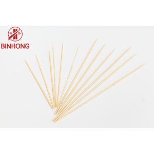 Buy cheap Heat Resistant Disposable Round Shape 30cm Bamboo Skewers from wholesalers