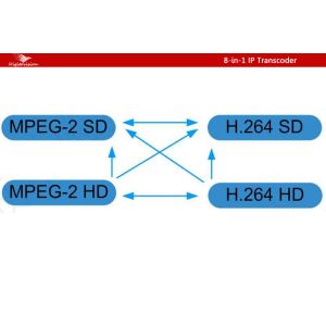 8-in-1 IP Transcoder