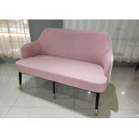 Buy cheap Polished 56cm 130cm Cloth Wrought Iron Settee product