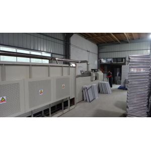 Buy cheap Temperature Accuracy ±3C Four Sections Aluminum Brazing Furnace 650-700 Degree Spray Drying Air Cooling Area for Brazing from wholesalers