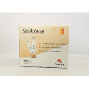 Buy cheap GOLD ACCU Blood Glucose Monitor Test Strips , Blood Test Strips For Diabetes from wholesalers