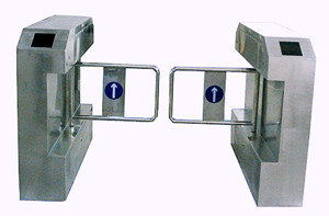 Buy cheap AC220V 50HZ Drop Arm Turnstile Comapct Safety With Automatic Lock Function from wholesalers