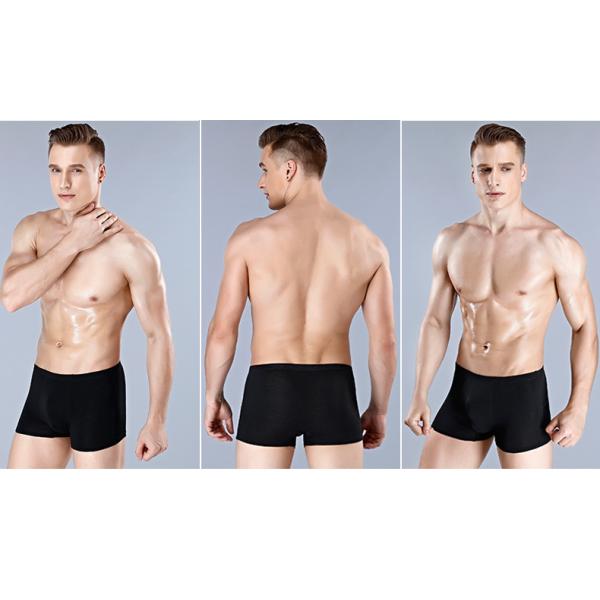 Sustainable Adults Mens Boxer Shorts Seamless Plus Size Bamboo Fabric Shorts