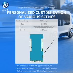 KLS Battery Motorcycle BMS: Tailored for Li-ion, 21S - 24S with 110A - 135A -
