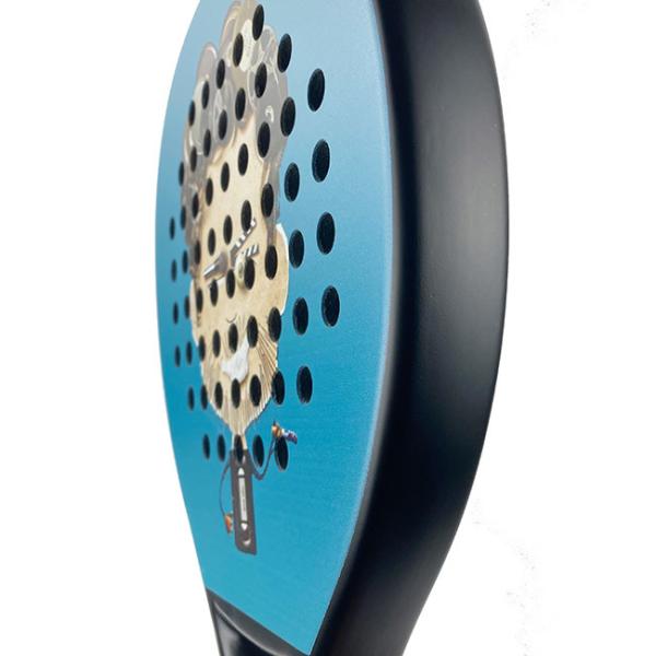 Buy cheap Custom Beach Paddle Ball Racket Oem Blue Padel Racket Professional from wholesalers