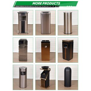 Steel and Pp Pedal Trash Can Bathroom Bin With Toilet Brush for Kitchen