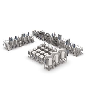 Buy cheap High Speed Liquid Mixing Equipment With Hydraulic Lifting PLC Touch Screen Control from wholesalers