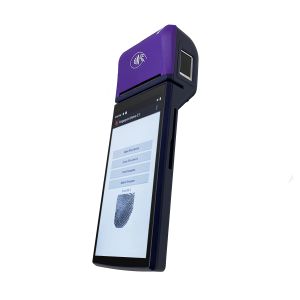 Buy cheap Bluetooth Handheld Biometric POS Machine With WiFi Scanner Android 9.0 Display product