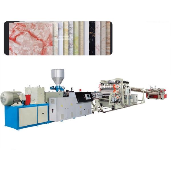 Long Usage Life PVC Marble Sheet Production Line
