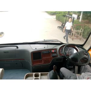 Shell Structure Star Minibus , Mitsubishi Engine 19 Passenger Coach Bus