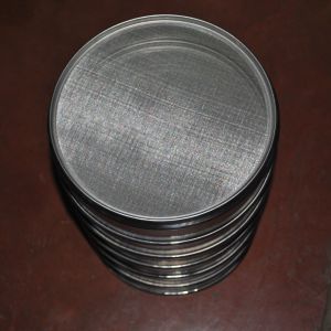 Buy cheap Laboratory Wire Mesh Sieve , 10 30 50 60 80 Micron Stainless Steel Fine Mesh Sieve from wholesalers