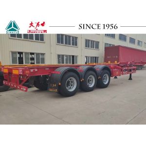 Lightweight Gooseneck Skeletal Container Trailer With Airbag Suspension