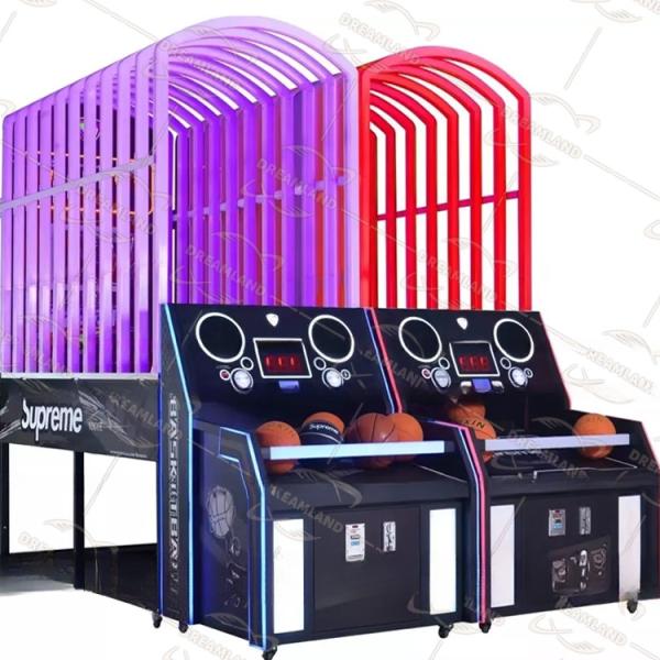 Dreamland Exclusive Design Coin Operated Luxury Slam King Basketball Machine For Indoor Amusement Park