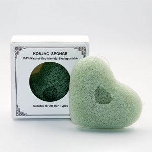 Buy cheap Skincare Exfoliating Goose Yellow Heart Konjac Sponge Organic from wholesalers
