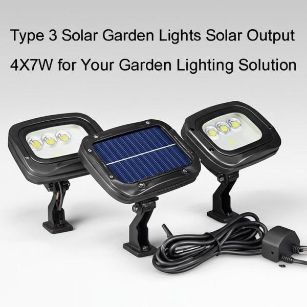 Buy cheap Type 3 Flame Solar Garden Lights Solar Output 4X7W for Your Garden Lighting Solution from wholesalers
