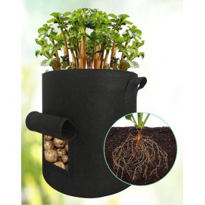 Buy cheap 15L Potato Cloth Grow Bags Planter product