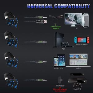 Buy cheap High End Over Ear 32ohm 2.2m 117dB 3.5 mm Gaming Headset from wholesalers