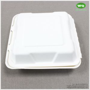 Buy cheap Green And Energy 8*8 And 9*9 Inch1-Compartment, Compostable Clamshell, Natural Bagasse Take-Out/To-Go Food Boxes from wholesalers